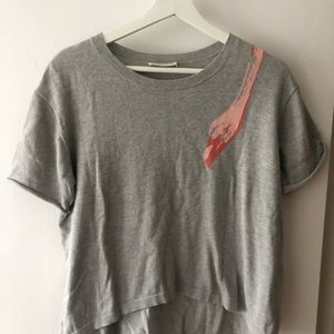 Whistles flamingo knit, short sleeves